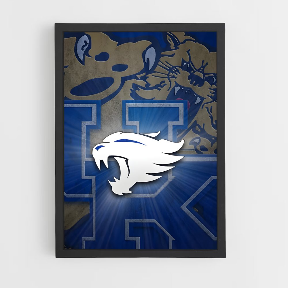 ap-kentucky wildcats-6 cadre Noir