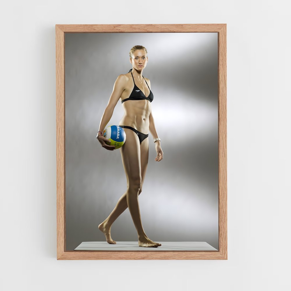 ap-kerri walsh jennings-2 cadre Bois clair
