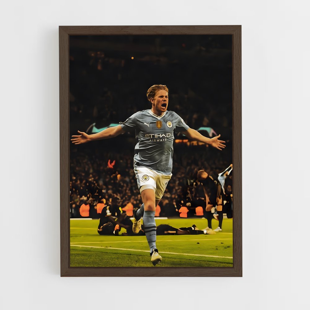 ap-kevin de bruyne-11 cadre Bois foncé