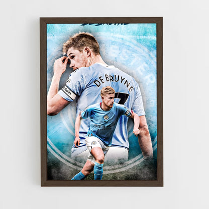 ap-kevin de bruyne-7 cadre Bois foncé