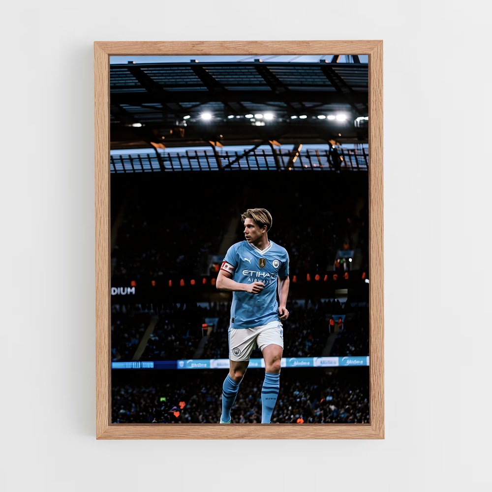ap-kevin de bruyne-9 cadre Bois clair