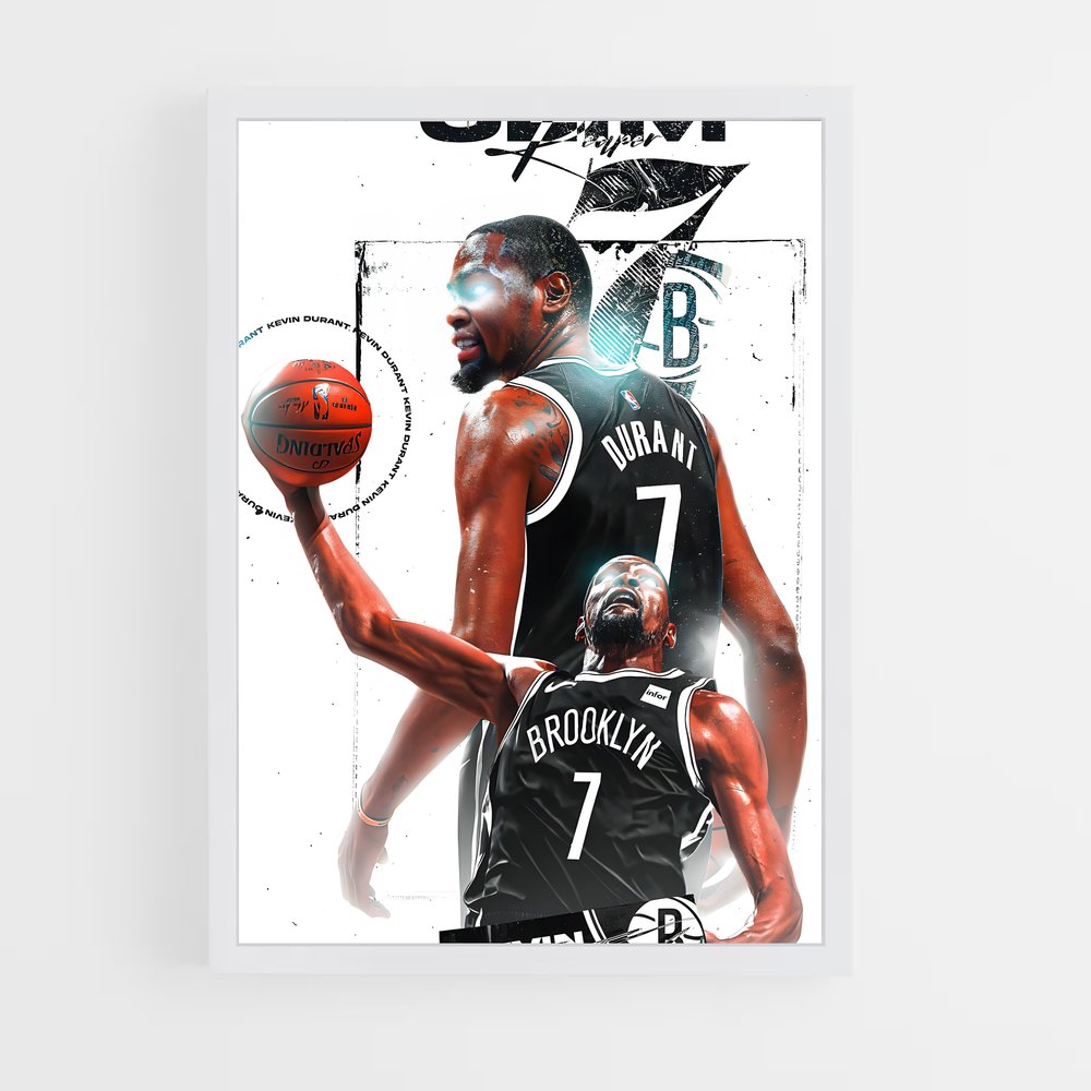 ap-kevin durant-5 cadre Blanc