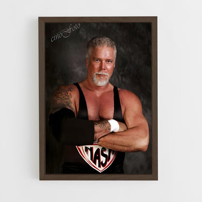 ap-kevin nash-4 cadre Bois foncé