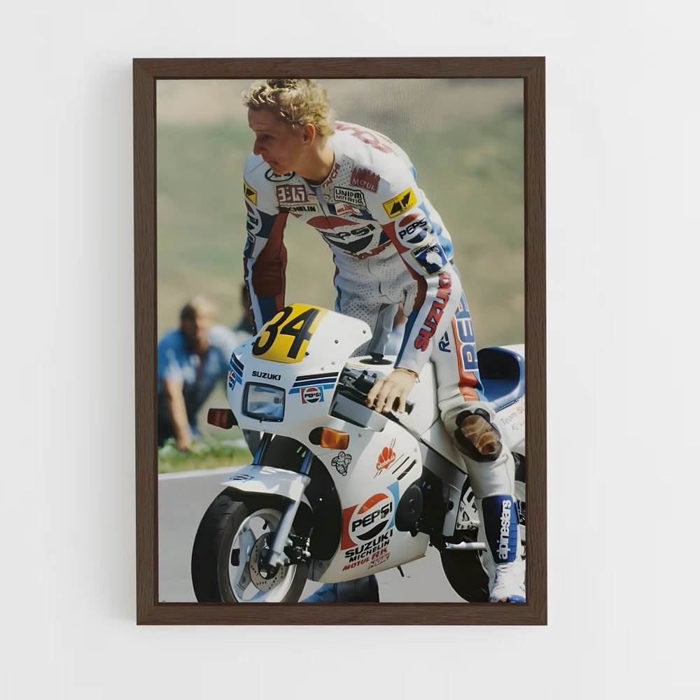ap-kevin schwantz-4 cadre Bois foncé