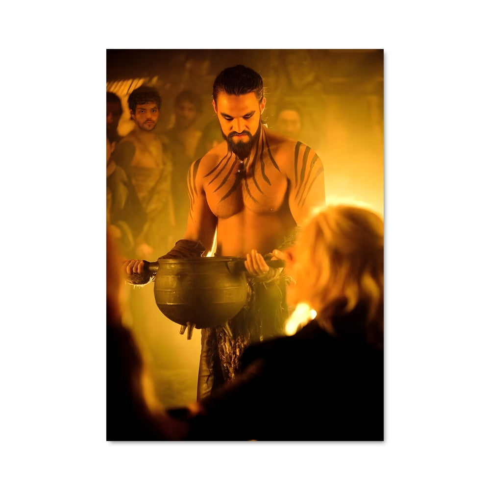 Poster Khal Drogo: Le Guerrier Éternel