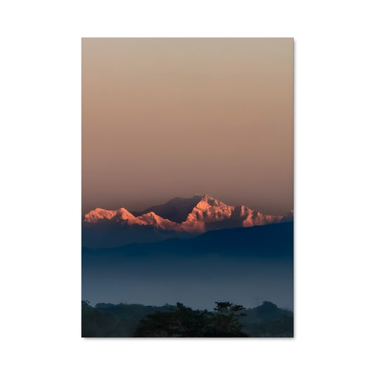 Poster Coucher sur l'Himalaya