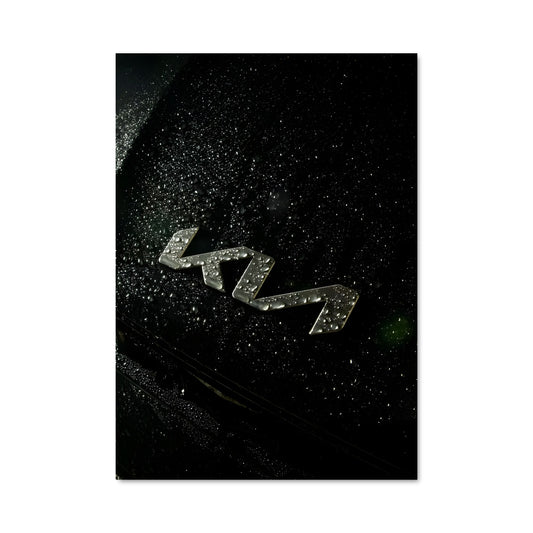 Poster Pluie sur le Capot