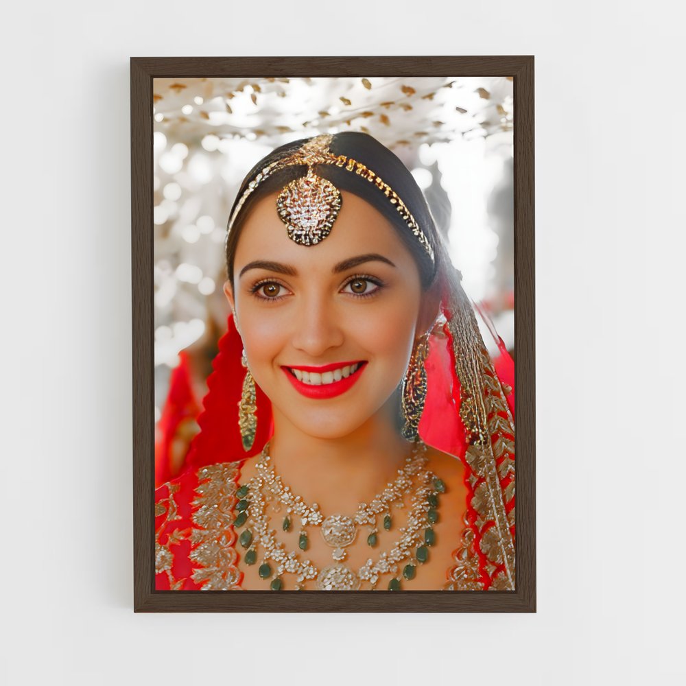 ap-kiara advani-11 cadre Bois foncé
