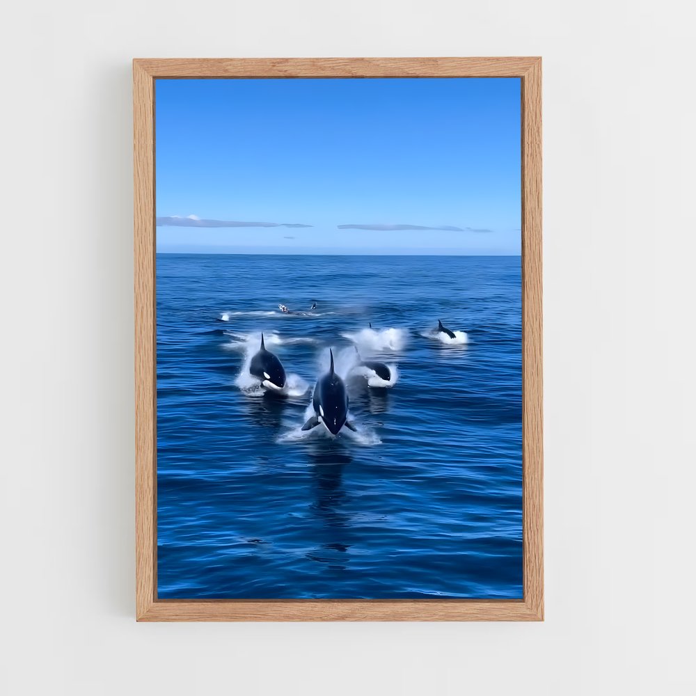 ap-killer whale-9 cadre Bois clair