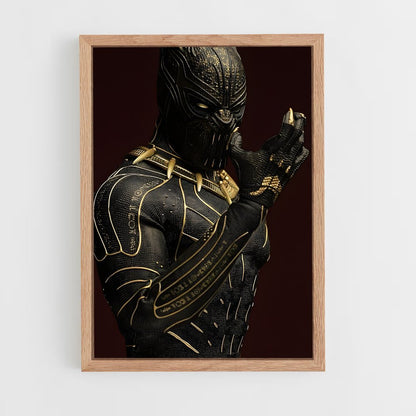 ap-killmonger black panther-8 cadre Bois clair