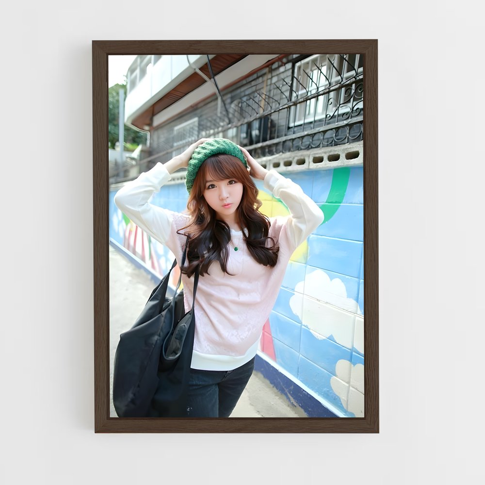 ap-kim shin-young-4 cadre Bois foncé