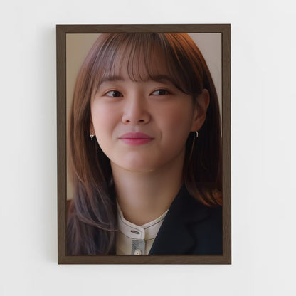 ap-kim shin-young-5 cadre Bois foncé