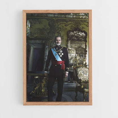ap-king felipe vi-4 cadre Bois clair