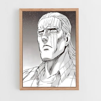 ap-king one punch man-11 cadre Bois clair