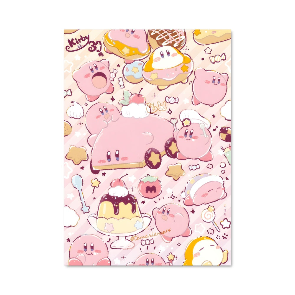 Poster Kirby Kawaii Adventure