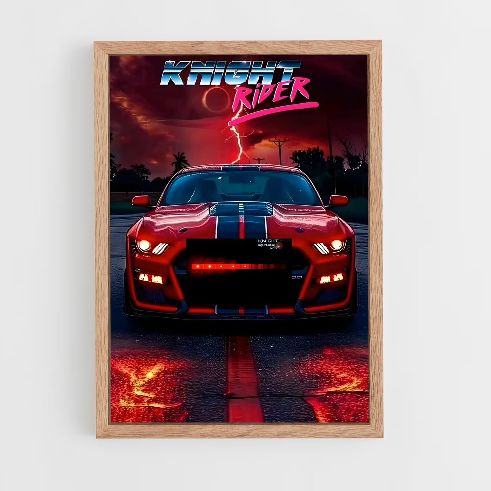 ap-kitt knight rider-4 cadre Bois clair
