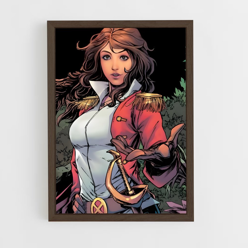 ap-kitty pryde-12 cadre Bois foncé