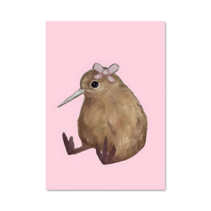 Poster Petite Souris Rose