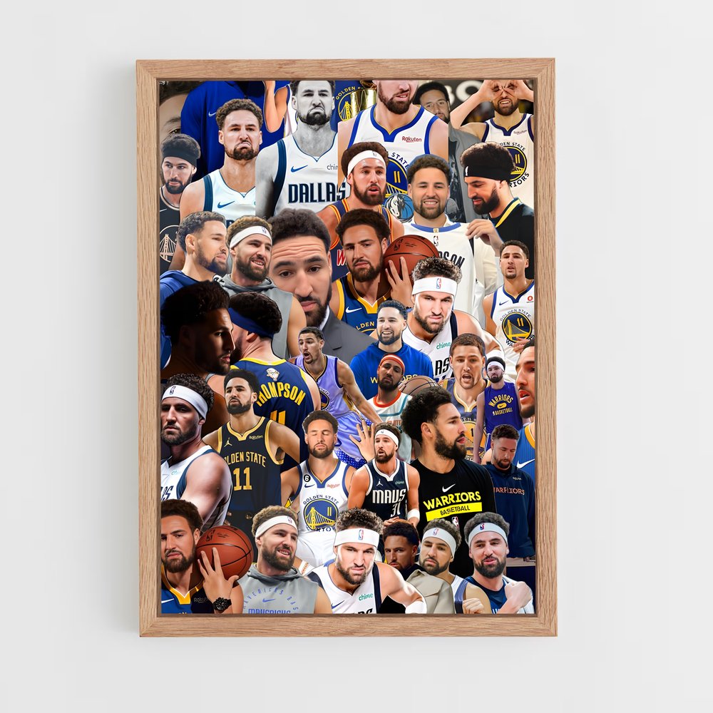 ap-klay thompson-12 cadre Bois clair
