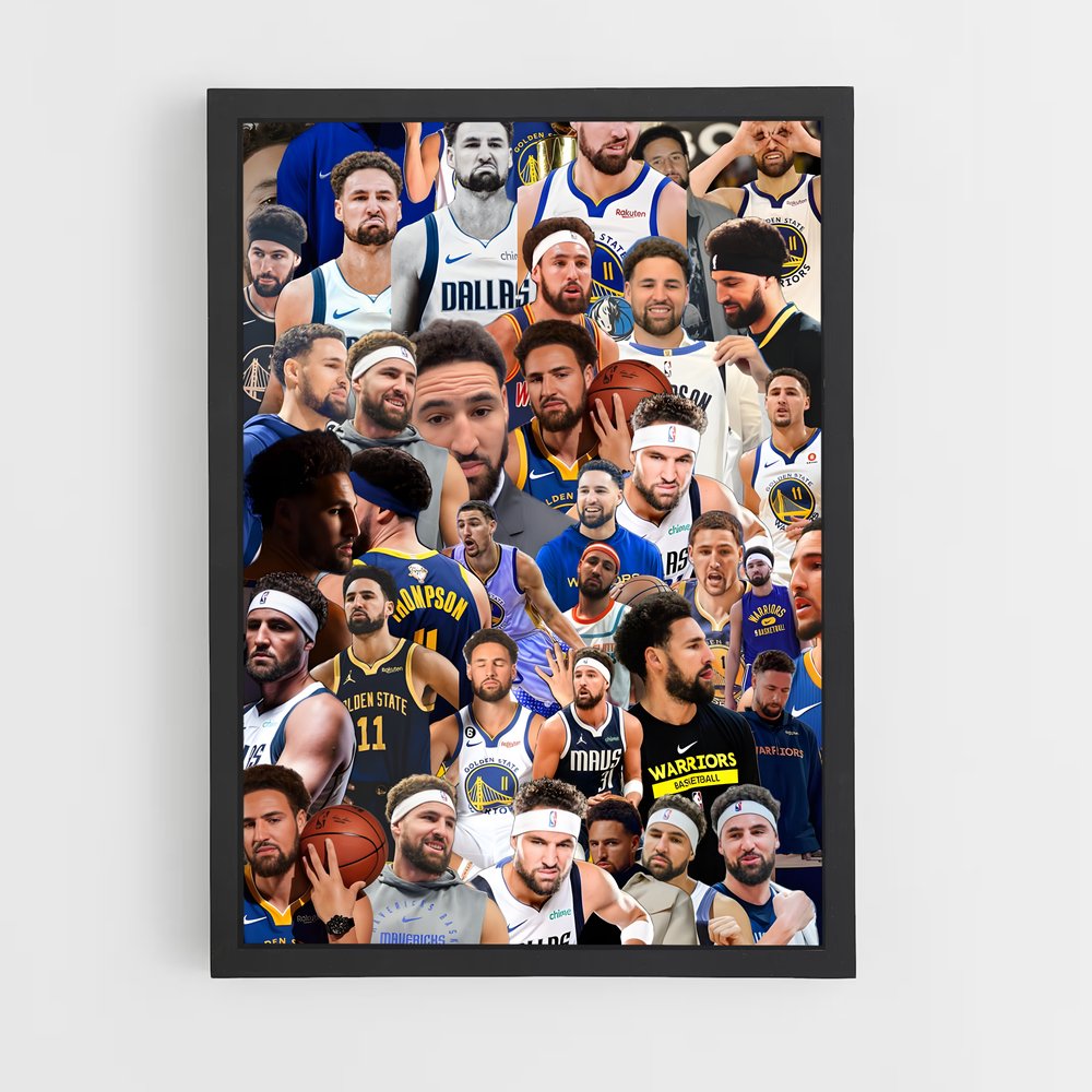 ap-klay thompson-12 cadre Noir