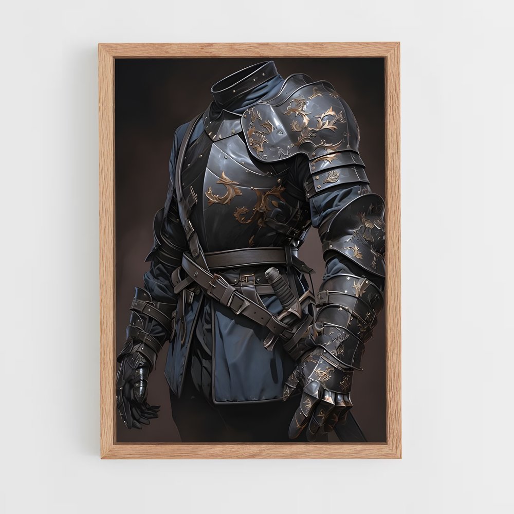 ap-knight armor-1 cadre Bois clair