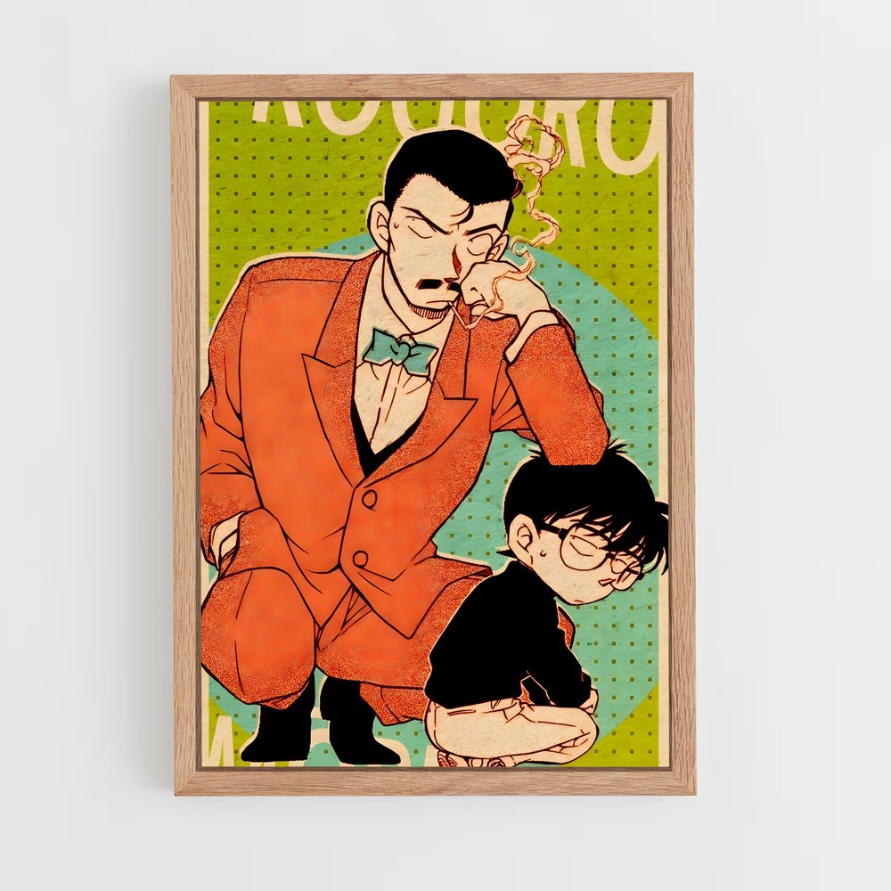 ap-kogoro mouri-1 cadre Bois clair
