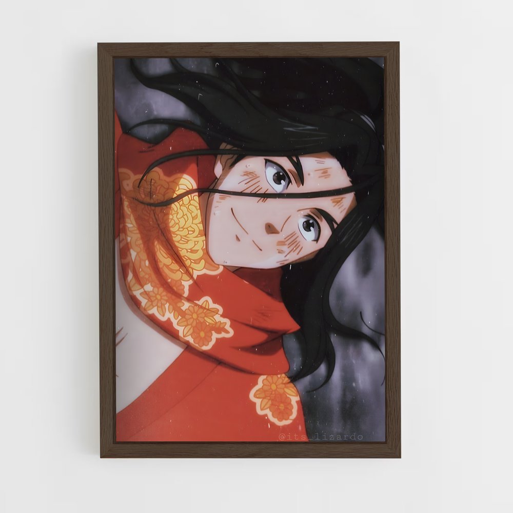 ap-kojiro sasaki-7 cadre Bois foncé