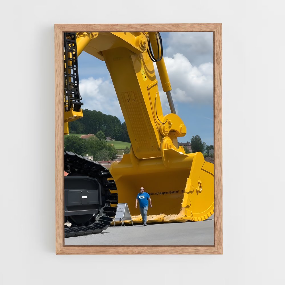 ap-komatsu pc8000 excavator-1 cadre Bois clair