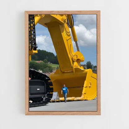 ap-komatsu pc8000 excavator-1 cadre Bois clair