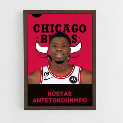 ap-kostas antetokounmpo-1 cadre Bois foncé