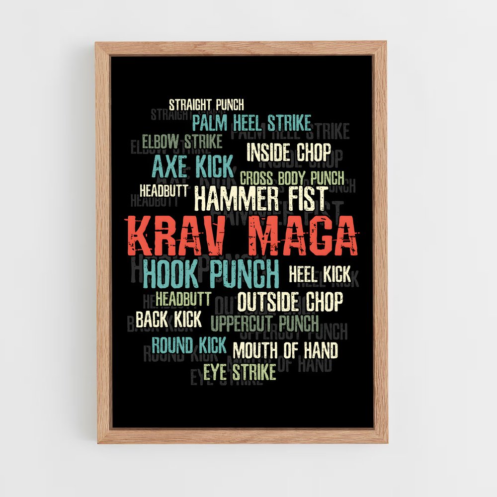 ap-krav maga global-2 cadre Bois clair