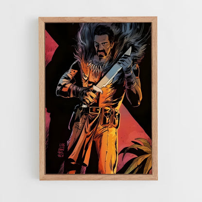 ap-kraven the hunter-9 cadre Bois clair