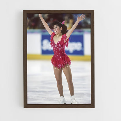 ap-kristi yamaguchi-4 cadre Bois foncé