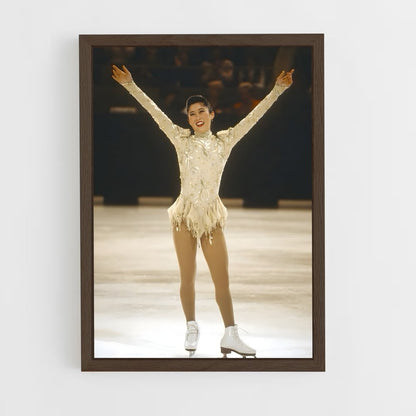 ap-kristi yamaguchi-8 cadre Bois foncé