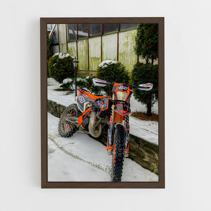ap-ktm 250 sx-3 cadre Bois foncé