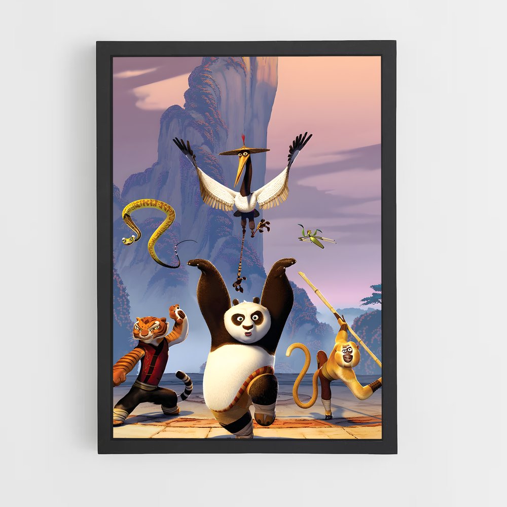 ap-kung fu panda-5 cadre Noir