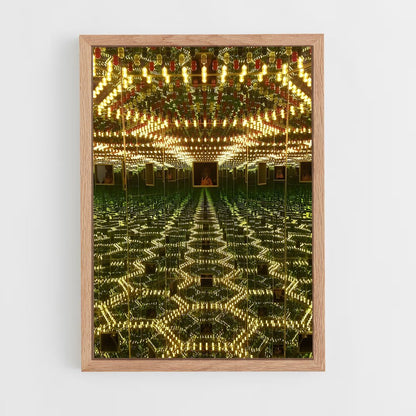 ap-kusama infinity rooms-2 cadre Bois clair