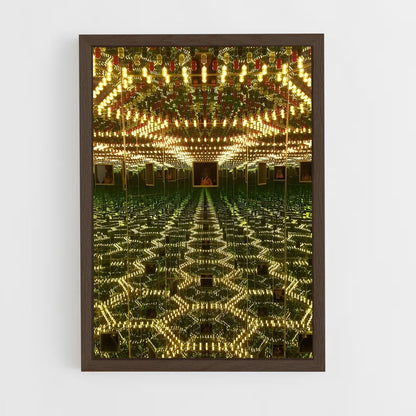 ap-kusama infinity rooms-2 cadre Bois foncé
