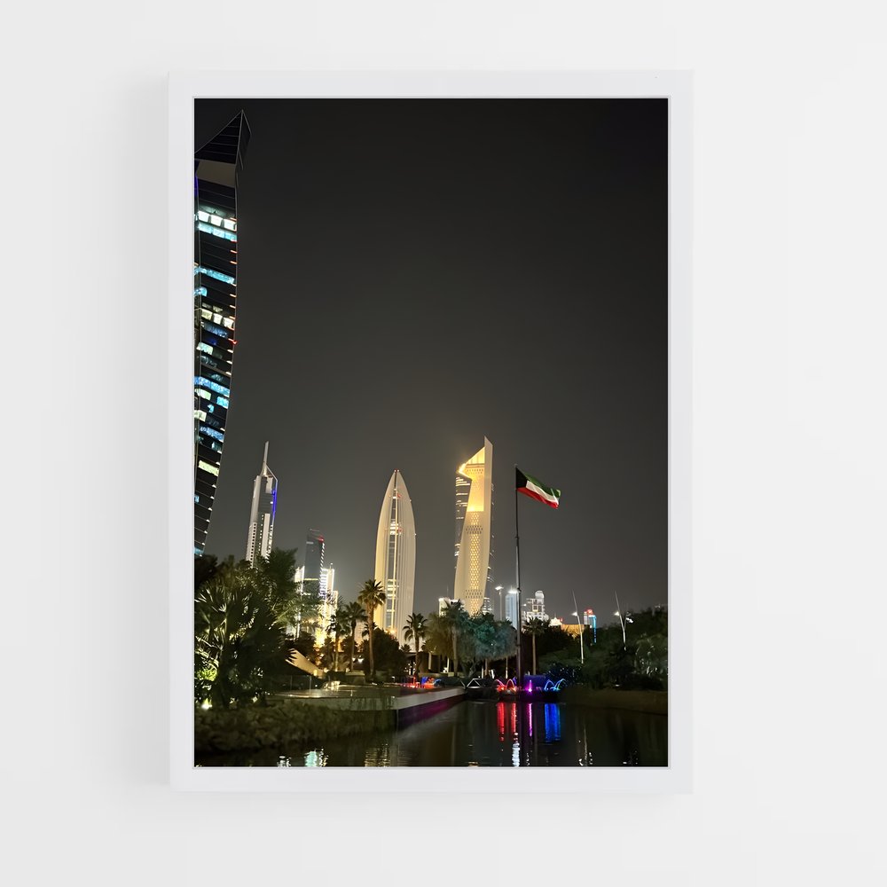 ap-kuwait city-6 cadre Blanc