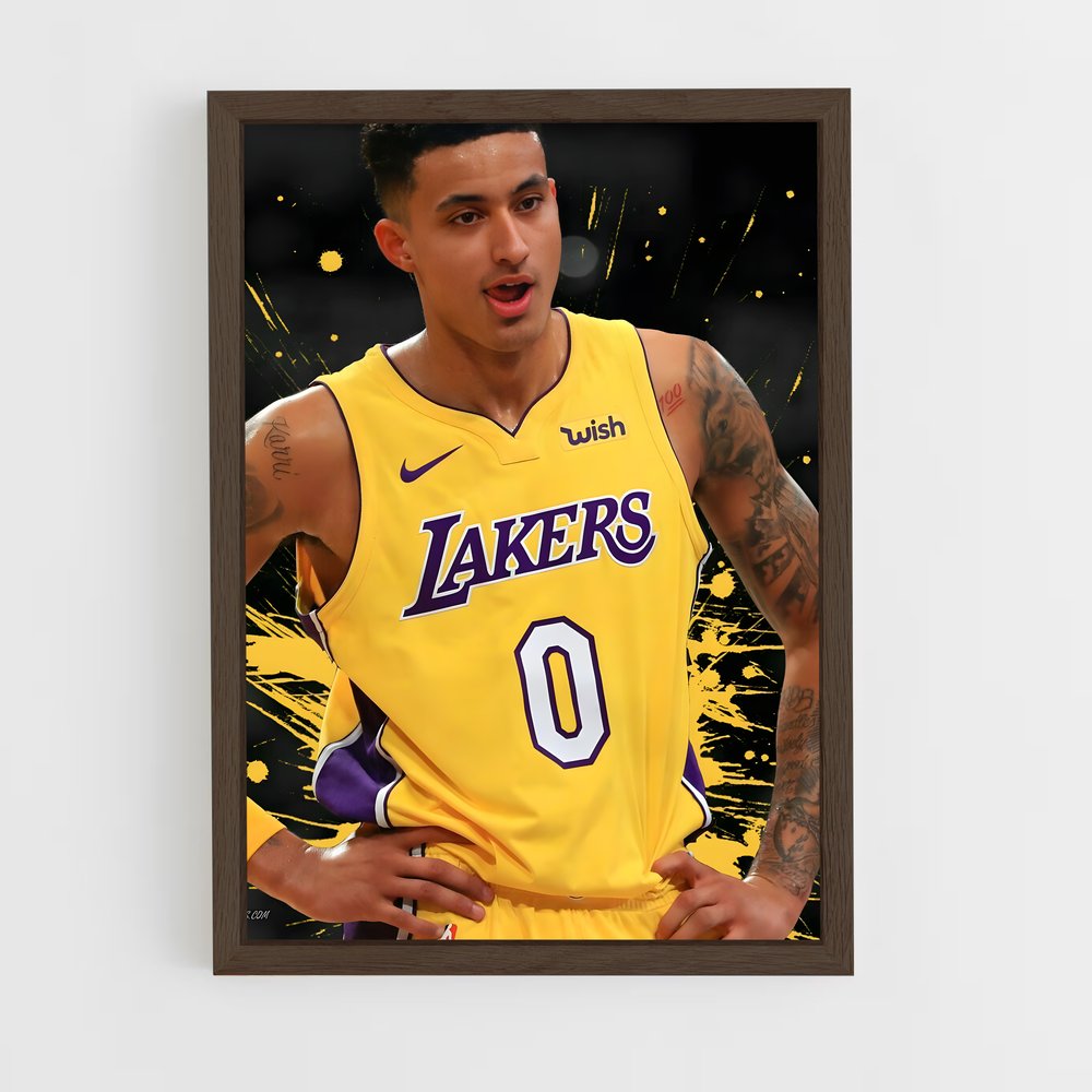 ap-kyle kuzma-1 cadre Bois foncé