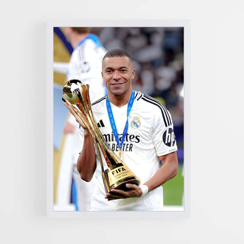 ap-kylian mbappe-12 cadre Blanc