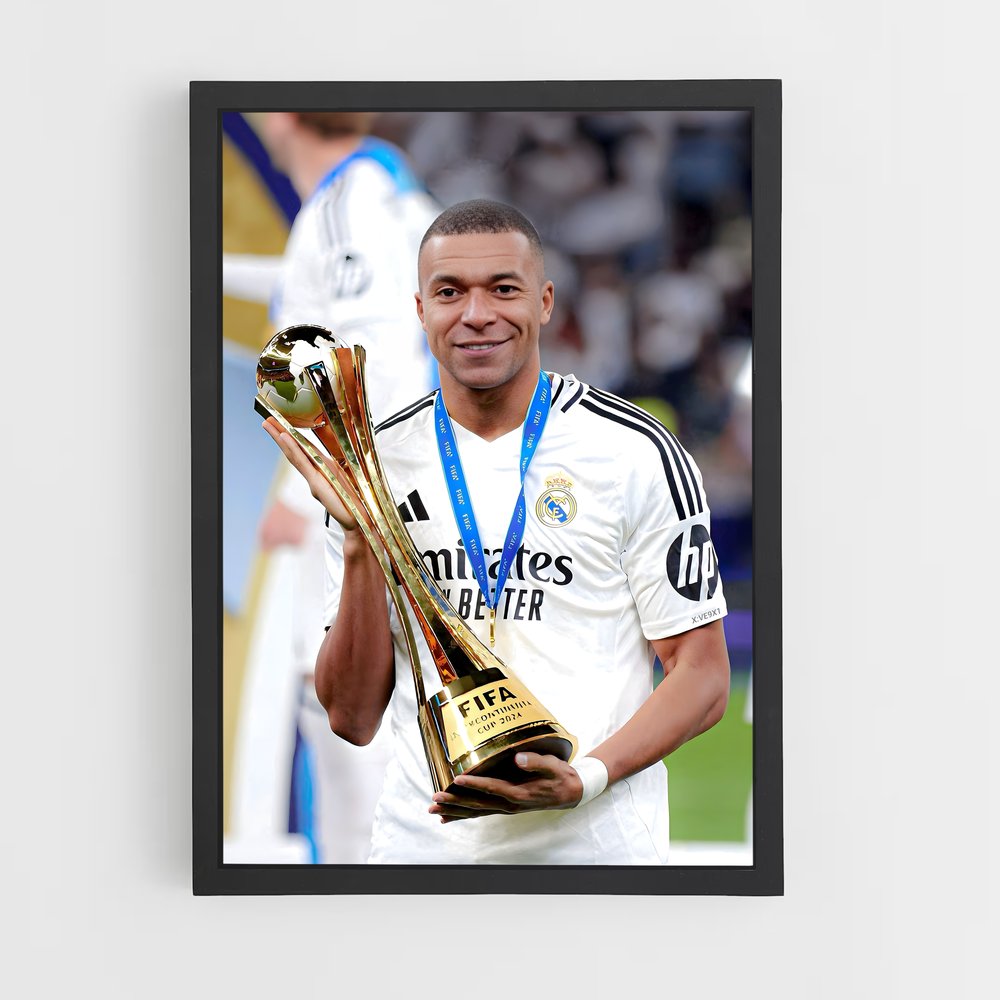 ap-kylian mbappe-12 cadre Noir
