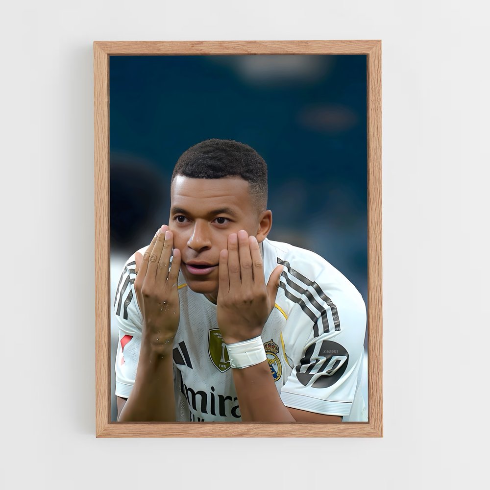 ap-kylian mbappe-2 cadre Bois clair