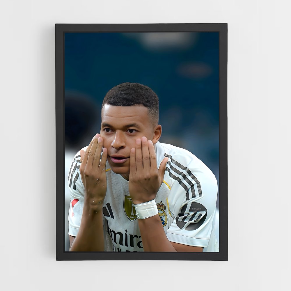 ap-kylian mbappe-2 cadre Noir