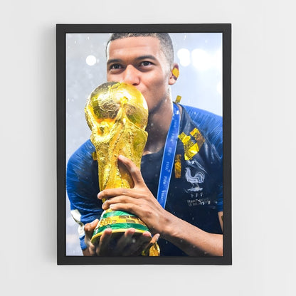 ap-kylian mbappe-7 cadre Noir