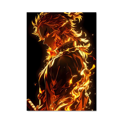 Poster Flammes de Courage