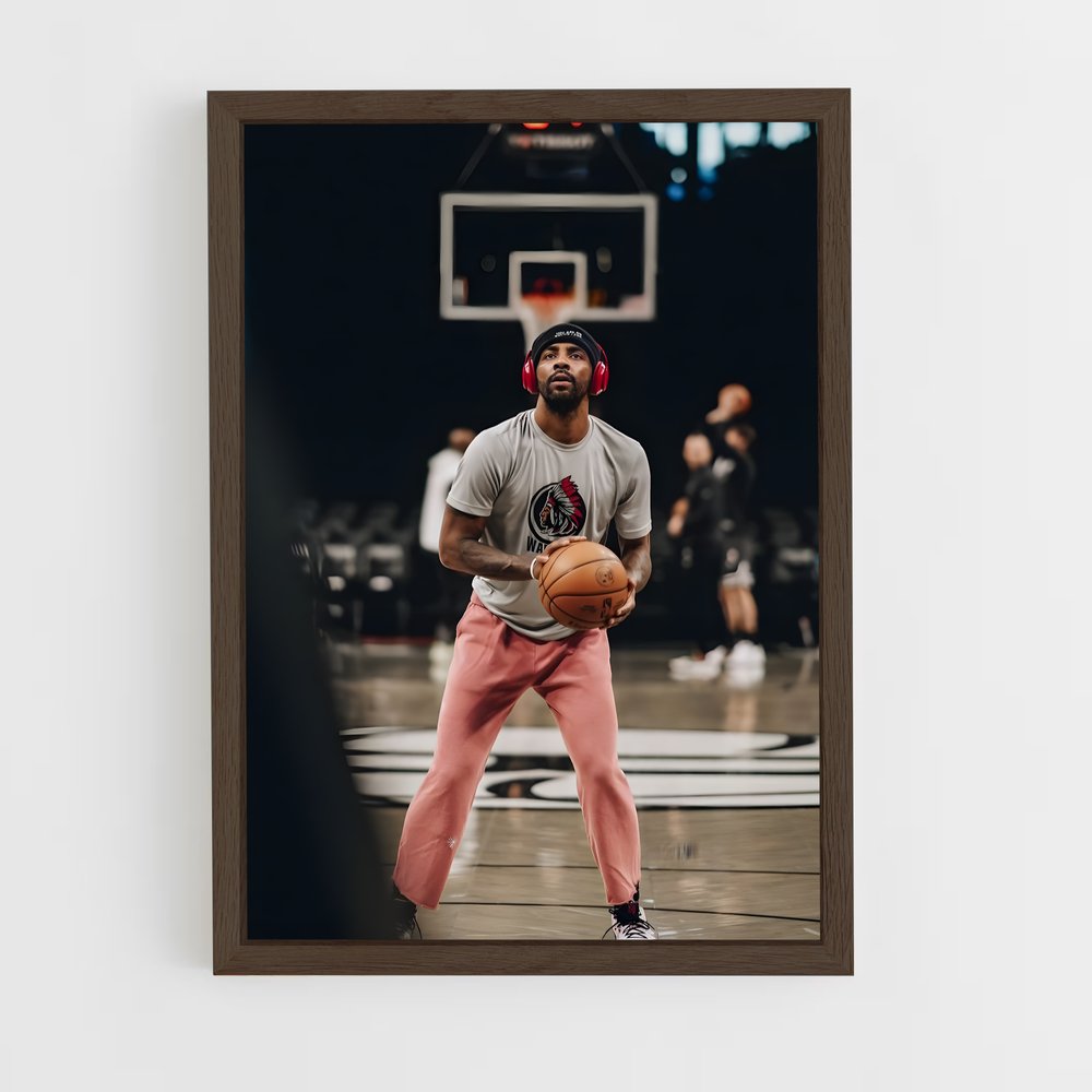 ap-kyrie irving-9 cadre Bois foncé