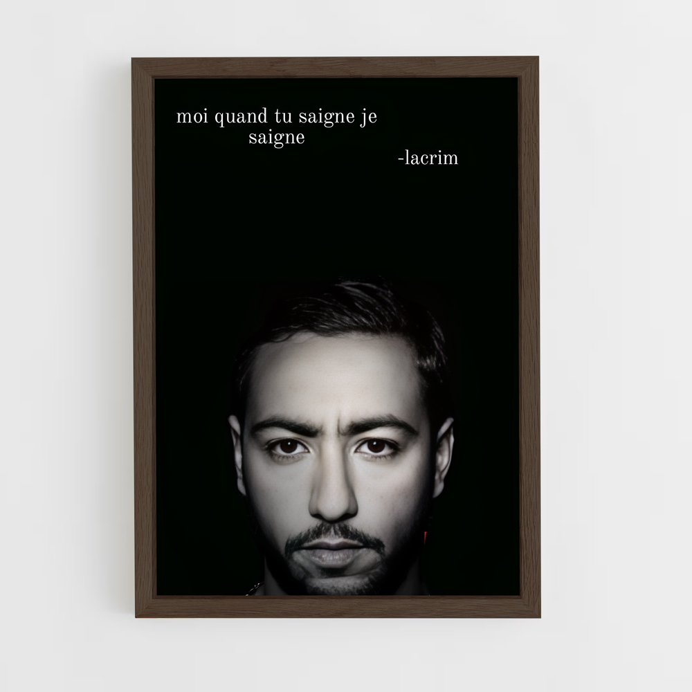 ap-lacrim-3 cadre Bois foncé