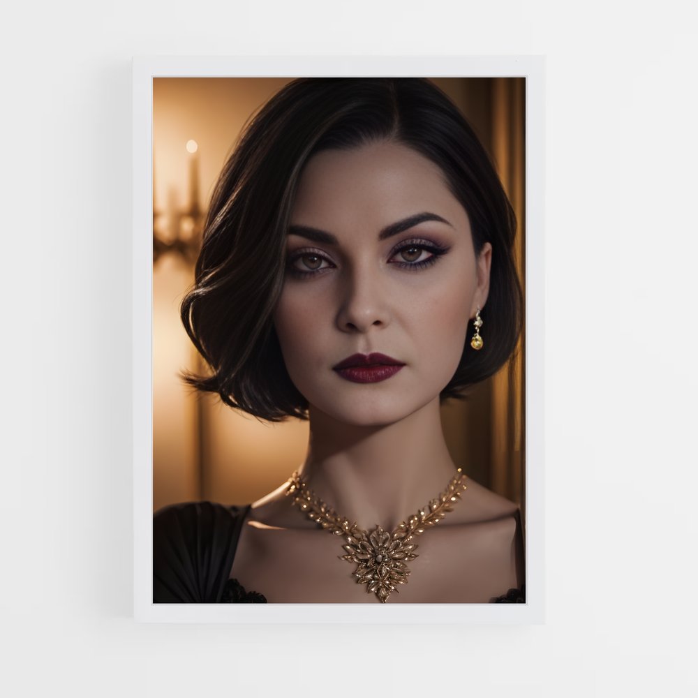 ap-lady dimitrescu-8 cadre Blanc