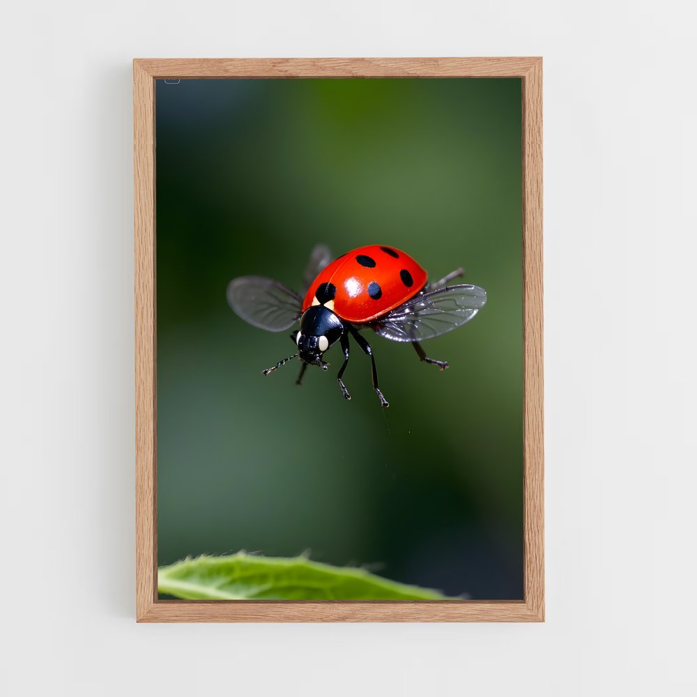 ap-ladybug-6 cadre Bois clair